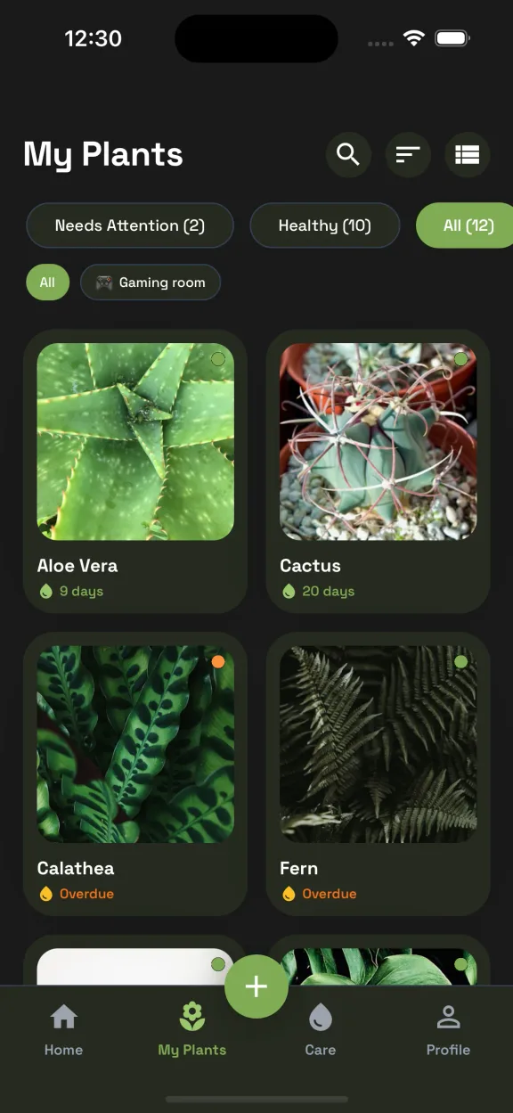 Toutes vos plantes, au même endroit